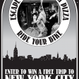 Escape from New York Pizza newspaper advertisements.