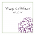 Wedding invitation.
